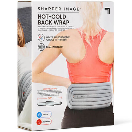 Sharper Image Hot and Cold Compression Back Wrap, Microwavable, 1.4 m