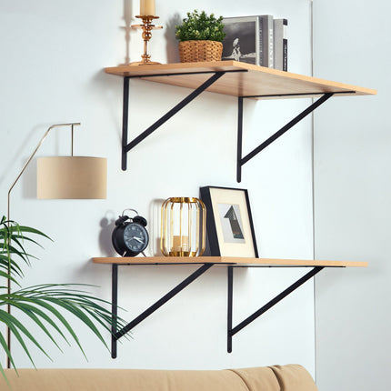 Shelf Brackets, 18 x 12 In, 12-Pack, 160 lb Capacity