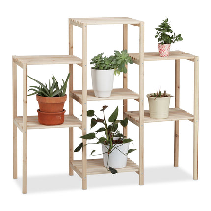 Raft pentru plante din lemn