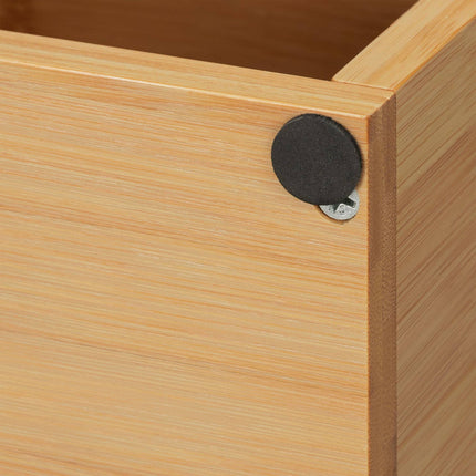 Shelf in bamboo 6 compartments