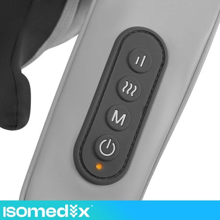 Aparat de masaj pentru gât wireless Shiatsu cu încălzire LED