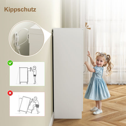 Dulap Pantofi cu Balamale Soft-Close, Rafturi reglabile, Alb
