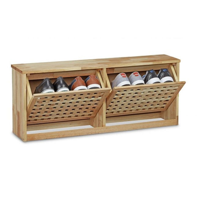 Shoe cabinet walnut