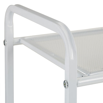 Raft pentru pantofi din metal alb