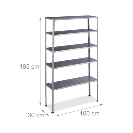 Raft pentru pantofi alb, din metal