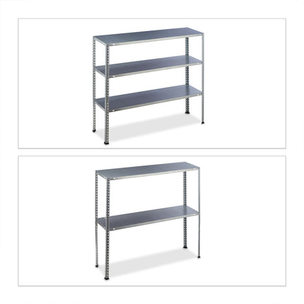 Raft pentru pantofi alb, din metal