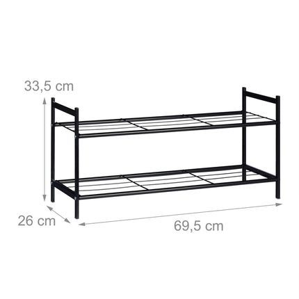 Raft pentru pantofi cu 2 nivele
