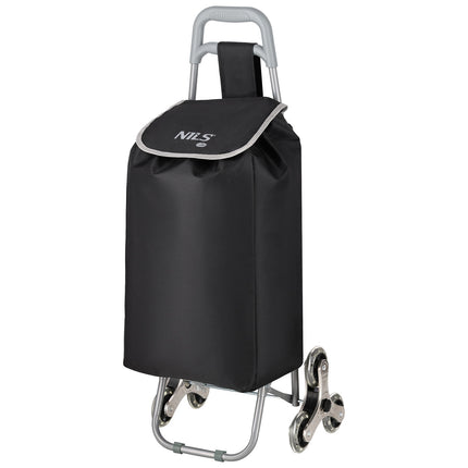 Cos de cumparaturi 40L, negru, pliabil