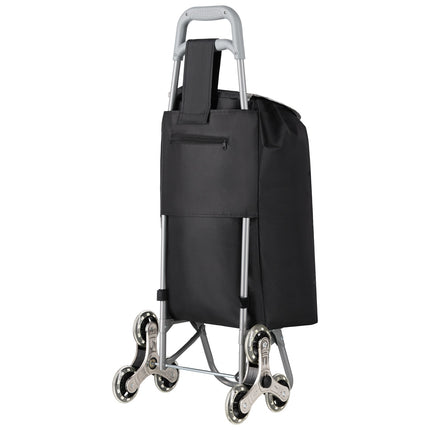 Cos de cumparaturi 40L, negru, pliabil