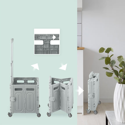 Coș de cumpărături cu mâner telescopic