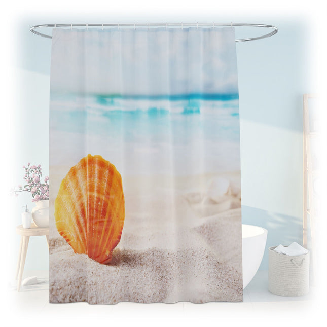 Perdeau de dus 180x200 cm cu motiv