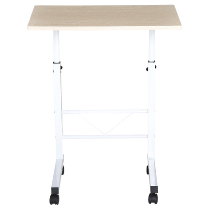 Adjustable side table with wheels - Multicolor chipboard