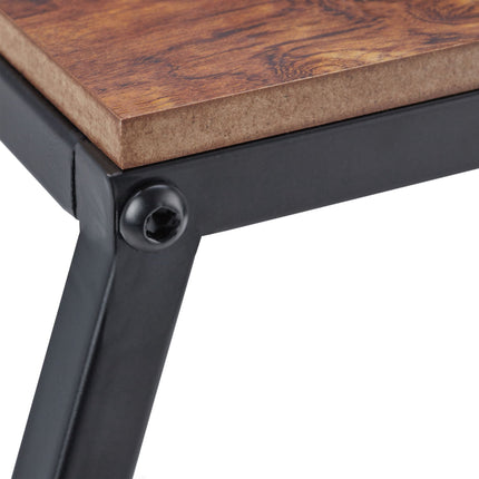 Masuta laterala design industrial 2 nivele