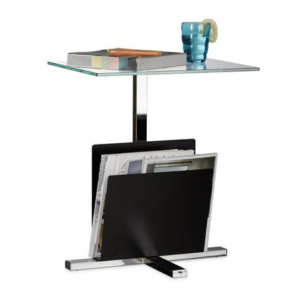 Masuta laterala cu suport pentru reviste