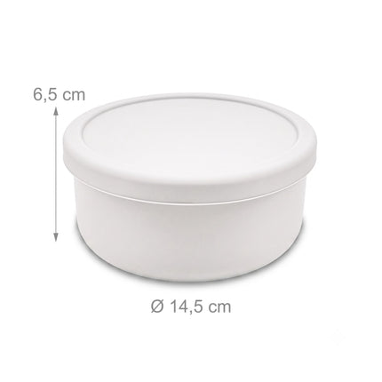 Cutii de silicon pentru aluat de pizza cu capac, set de 4