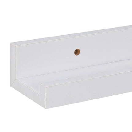 Simple Floating Shelf in White