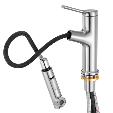 Single-Handle Pull-Out Sink Faucet, Brushed Nickel