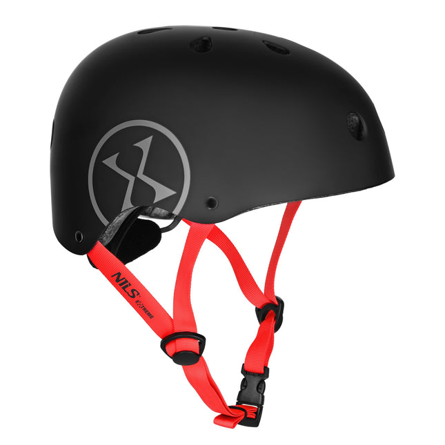 Cască de skate, neagră, mărime M 55–58 cm, croială tip dial