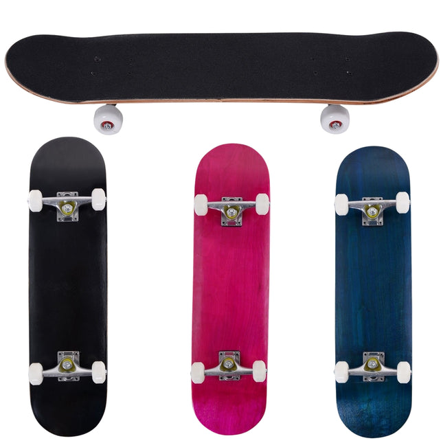 Skateboard Mini Cruiser, 20x79cm, Negru, Lemn Deck