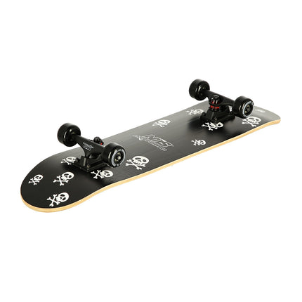 Skateboard cu design cranii, punte durabilă