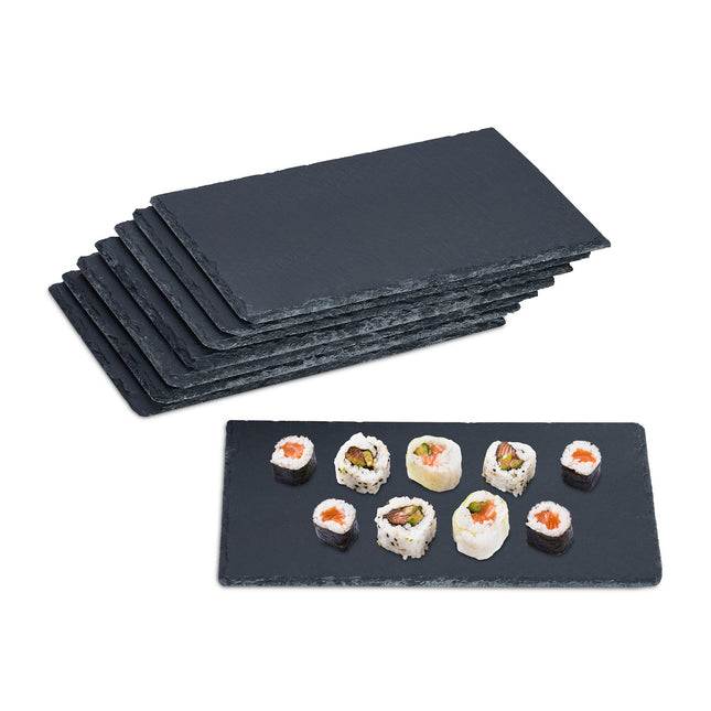 Set farfurii de servire din ardezie 8, 26x16 cm