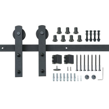 Sliding Barn Door Hardware Kit, 10ft Track, 330 lb