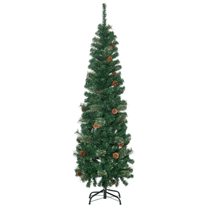 Brad Artificial Subtire, 165 cm, Verde, Utilizare In Interior