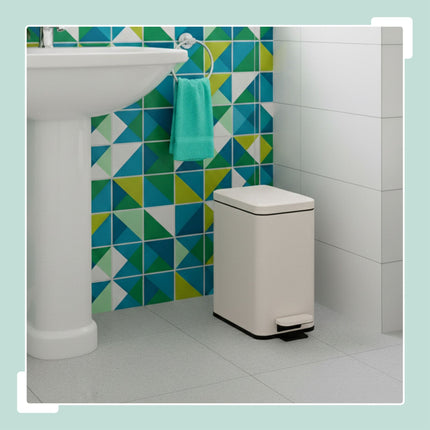 Coș de gunoi cu pedală subțire, 10L – Gunoi pentru baie și bucătărie