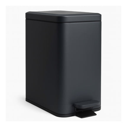 Coș de gunoi subțire cu pedală, 10L – Închidere silențioasă, Mâini libere