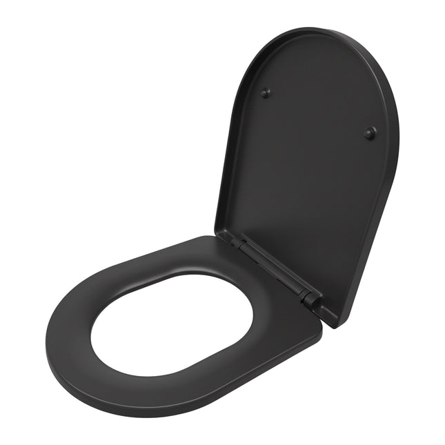 Capac de toaletă Duroplast cu închidere lentă, detașabil, potrivire universală