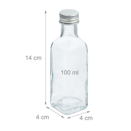 Sticle mici în seturi de 100 ml