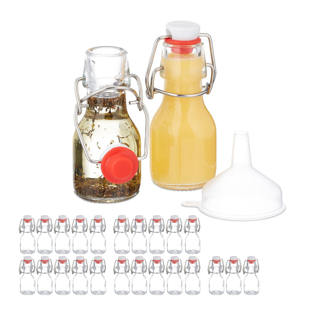 Sticle mici cu set de top balansoar