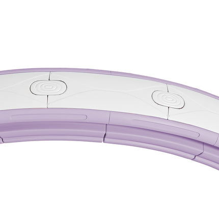 Hula Hoop inteligent pentru adulți cu contor de bile 16 noduri (76-113 cm) Echipament de fitness reglabil pentru slăbire liniștit Infinity Hula Hoop pentru pierderea în greutate, fitness violet |