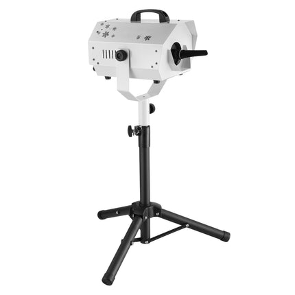 Snow Machine 1200W, Wireless Remote, Adjustable Stand, 20 m² Coverage