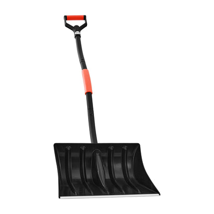 Snow Shovel 42cm Wide, D-Handle, Aluminum Blade