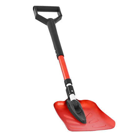 Snow Shovel, Foldable Aluminum, D-Grip, 36-40 in Adjustable