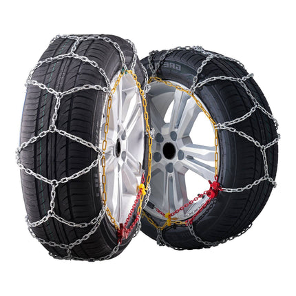 Snow Tire Chains, Manganese Alloy Steel, 2-Pack