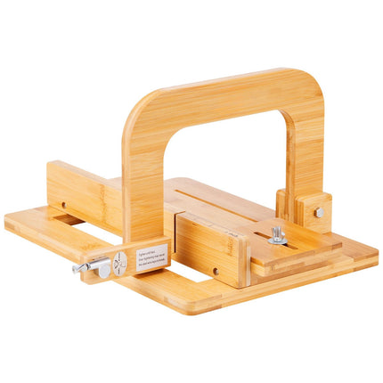 Soap Cutter, Bamboo Adjustable 0-2 Inch Wire Slicer