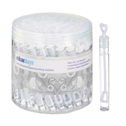 Set de nunta cu bule de sapun de 48