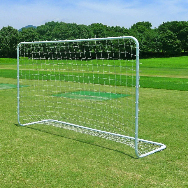 Port de fotbal cu plasa, cadru de otel, 182 cm
