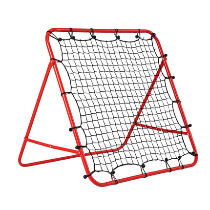 Plasă de fotbal cu 5 unghiuri reglabile, 100x100 cm