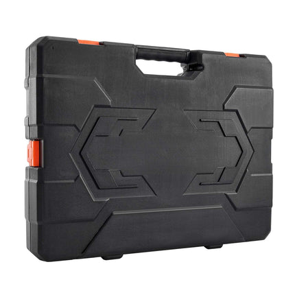 Socket Set, 163-Piece, 1/4 3/8 1/2 In, SAE/Metric