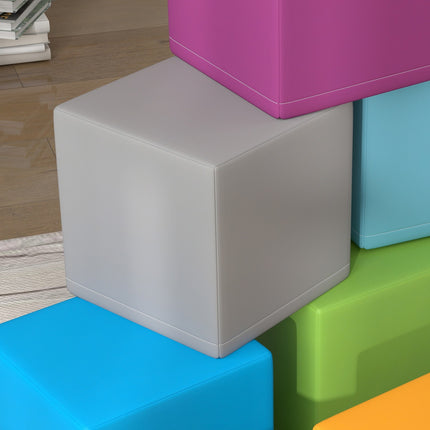 Building blocks in soft foam, artificial leather - 12 pieces