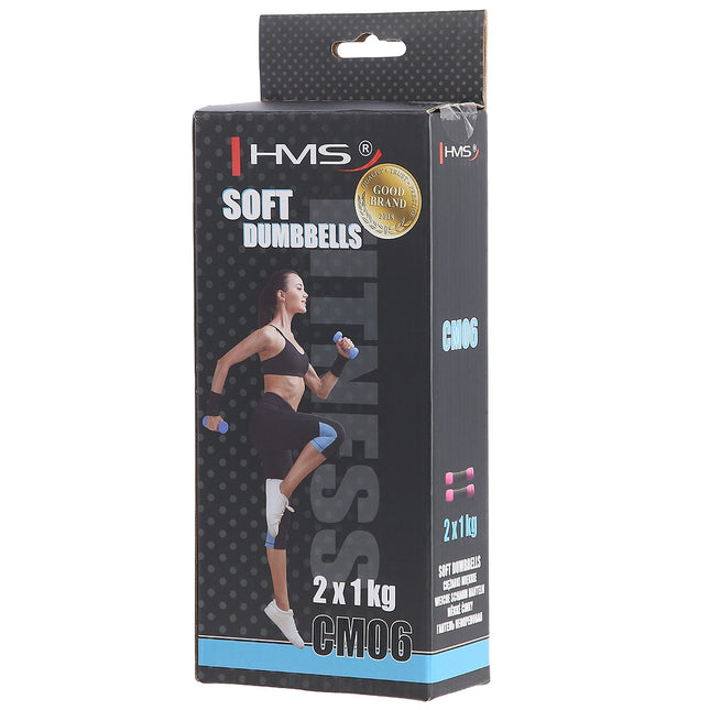 Haltere moi 2 x 1 kg - Grip confortabil