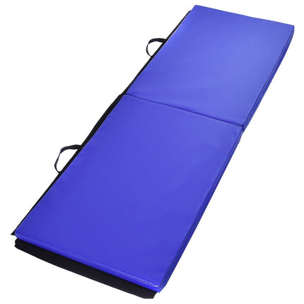 Covoraș moale covoraș de gimnastică covoraș de yoga covoraș pliabil covoraș de gimnastică 180x60x4cm - albastru