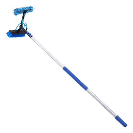 Solar Panel Cleaning Kit 6.06m Water Fed Pole with Rotating Brush