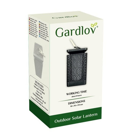 Lampa solara - felinar Gardlov 24404