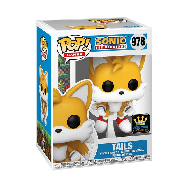 Sonic Tails Funko Pop! Figurină de vinil - Ediția Flocked Chase
