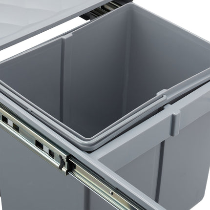 Source sorting with 2 waste bins