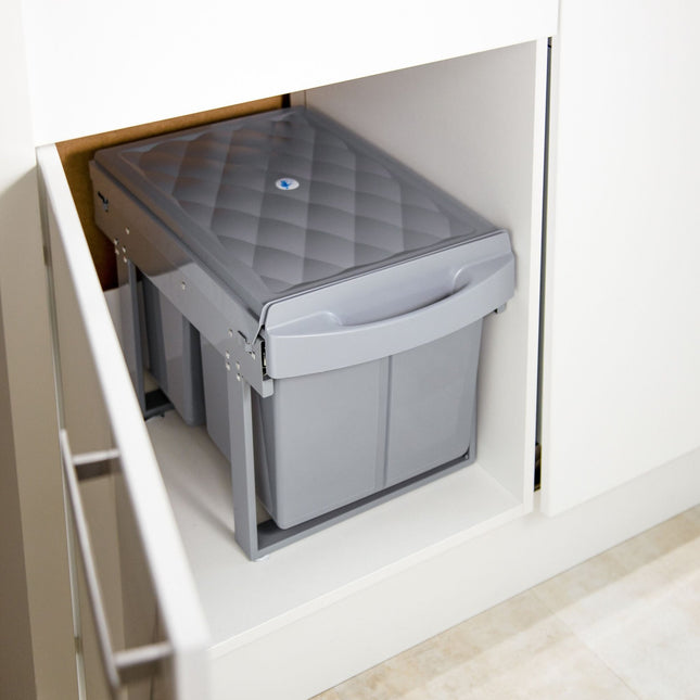 Source sorting with 2 waste bins